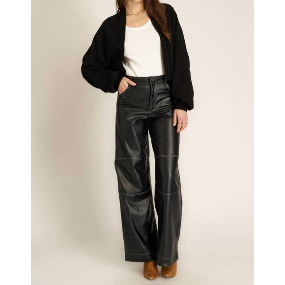 NEW PROJECT SOCIAL T nieves seamed shrug in black